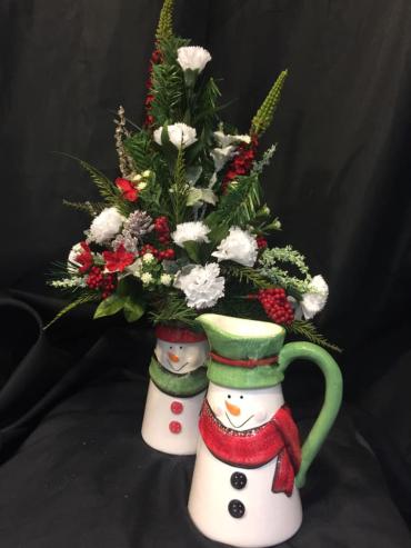 Snowman Pitcher