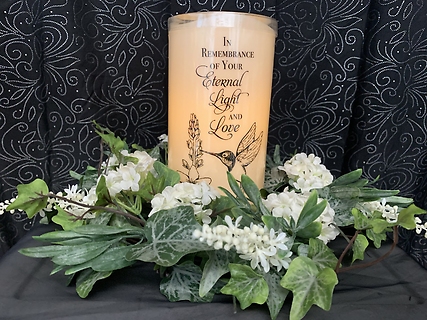 Remembrance Candle:  Hummingbird