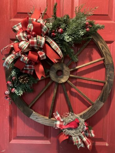 Country Door Wreath